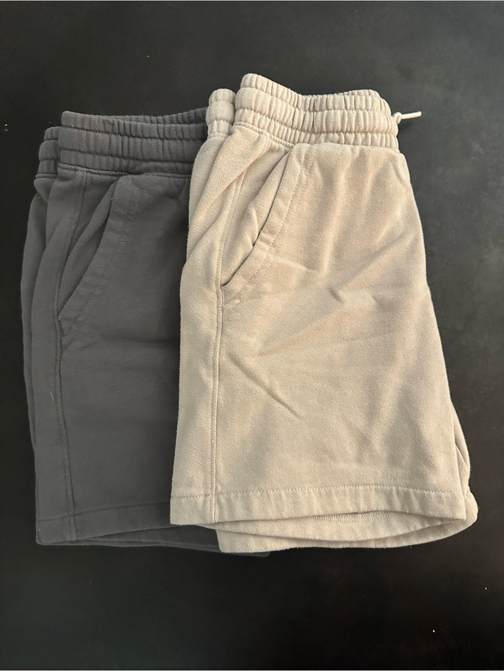 Kids Gap Elastic-Waist Casual Shorts - Gray and Khaki